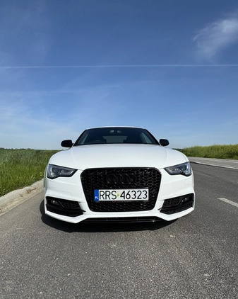 Audi A5 cena 46900 przebieg: 156951, rok produkcji 2015 z Ropczyce małe 352